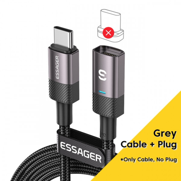 Câble g no plug only cable 1m micro usb/type-c magnétique pour téléphone  portable