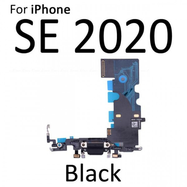USB Chargeur Prise De Charge Port Dock Connecteur Flex Câble Pour iPhone SE  2020 2022 SE1 SE2 X XR XS Max avec MicroPhone