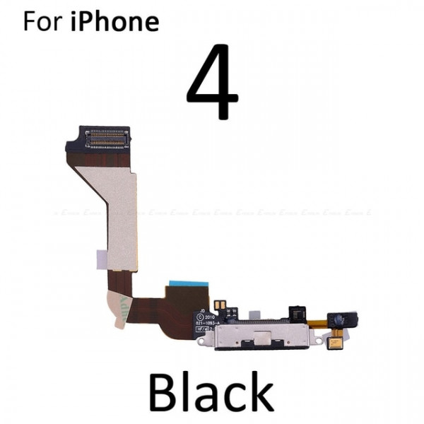 Tout pour iphone - Iphone 4 noir de chargeur usb port charge