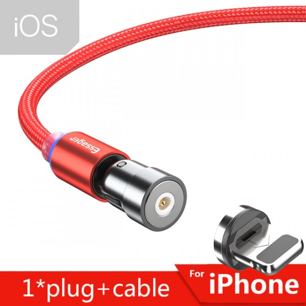 Tout pour iphone - Câble Red pour iPhone 1M Micro USB/type c